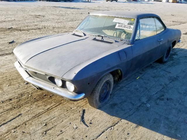 101375L108498 - 1965 CHEVROLET CORVAIR BLACK photo 2