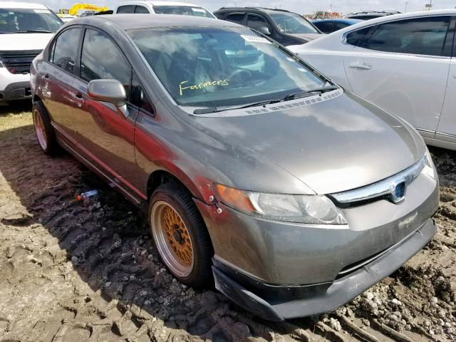 2HGFA15518H512652 - 2008 HONDA CIVIC LX BROWN photo 1