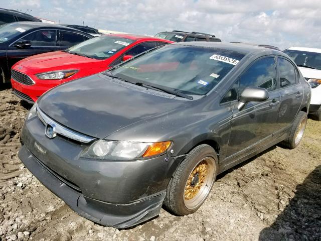 2HGFA15518H512652 - 2008 HONDA CIVIC LX BROWN photo 2