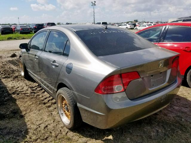 2HGFA15518H512652 - 2008 HONDA CIVIC LX BROWN photo 3