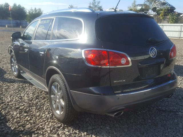 5GAEV23DX9J216268 - 2009 BUICK ENCLAVE CX BLACK photo 3