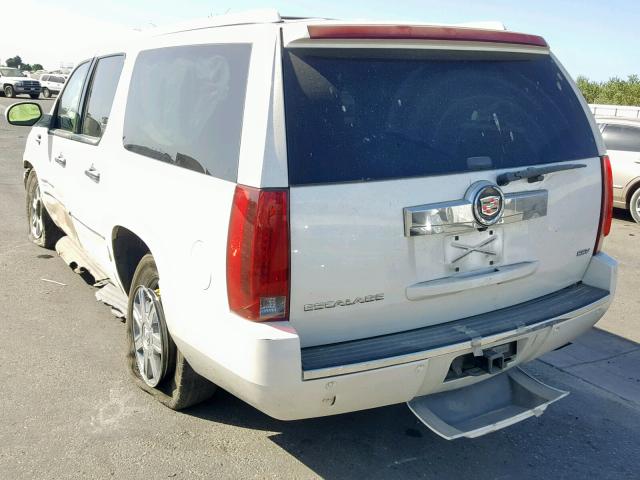 1GYFK66817R258032 - 2007 CADILLAC ESCALADE E WHITE photo 3