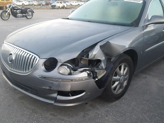 2G4WD582381232900 - 2008 BUICK LACROSSE C GRAY photo 9