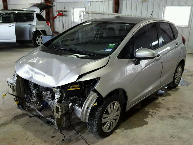 3HGGK5G57FM745164 - 2015 HONDA FIT LX SILVER photo 2