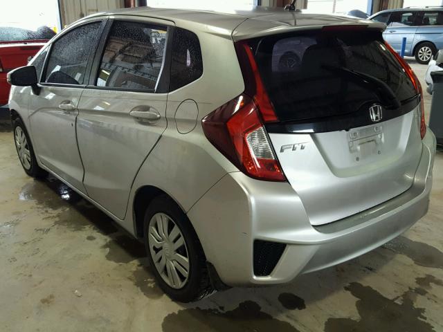 3HGGK5G57FM745164 - 2015 HONDA FIT LX SILVER photo 3