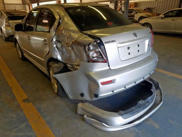 JS2YC414185100633 - 2008 SUZUKI SX4 GRAY photo 3