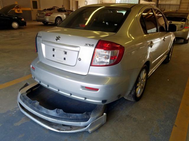 JS2YC414185100633 - 2008 SUZUKI SX4 GRAY photo 4