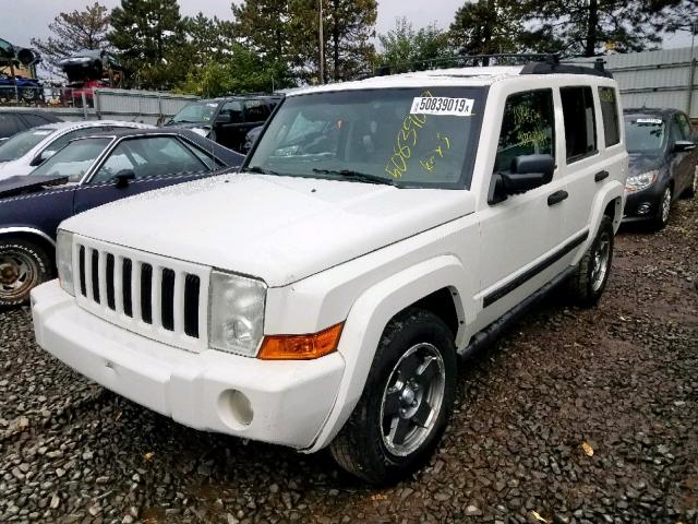 1J8HG48K66C233148 - 2006 JEEP COMMANDER თეთრი ფოტო 2
