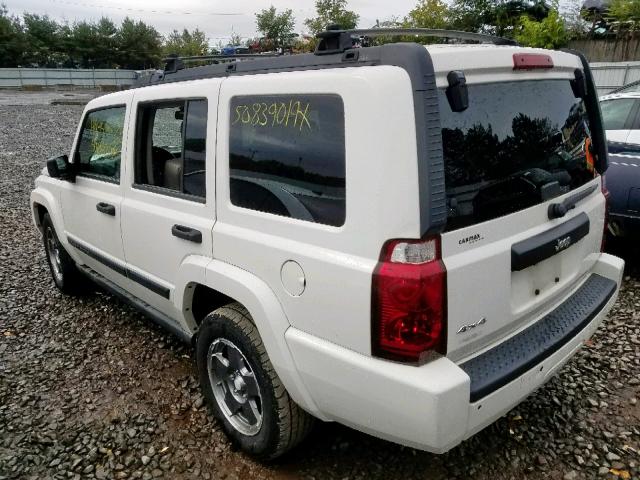 1J8HG48K66C233148 - 2006 JEEP COMMANDER თეთრი ფოტო 3