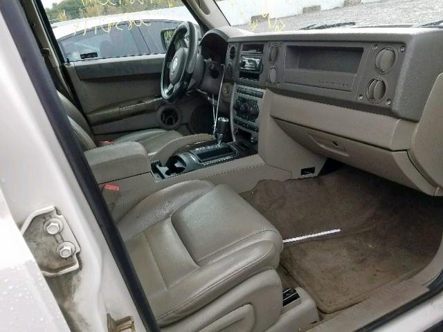 1J8HG48K66C233148 - 2006 JEEP COMMANDER თეთრი ფოტო 5
