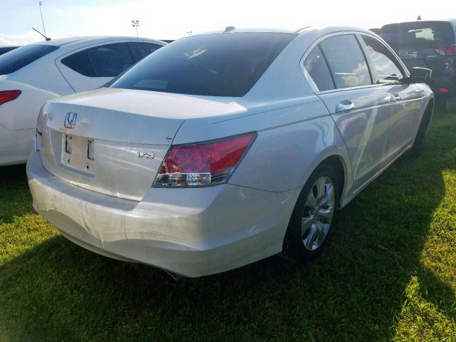 1HGCP3F85AA029854 - 2010 HONDA ACCORD EXL WHITE photo 4