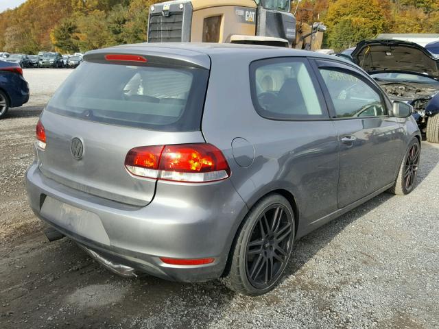 WVWAB7AJ4AW114452 - 2010 VOLKSWAGEN GOLF 灰色 照片 4
