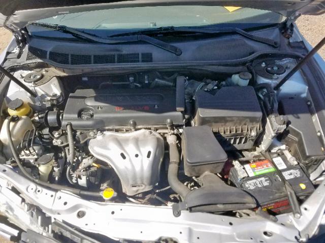 4T1BE46K39U903741 - 2009 TOYOTA CAMRY BASE SILVER photo 7