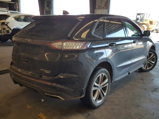 2FMTK4AP3FBB00560 - 2015 FORD EDGE SPORT BLACK photo 4