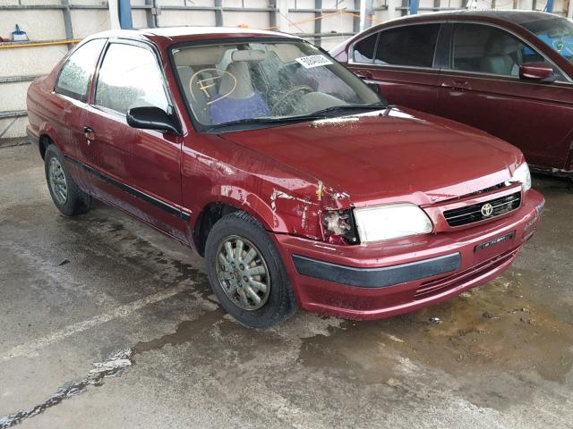 JT2EL56D6S0009267 - 1995 TOYOTA TERCEL DX MAROON photo 1