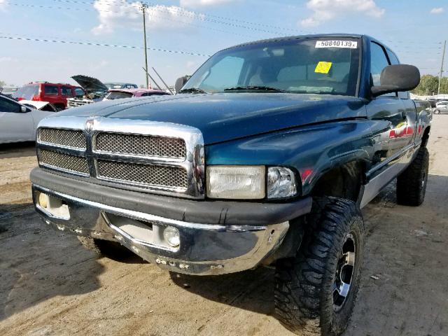 1B7KF23W4XJ560689 - 1999 DODGE RAM 2500 GREEN photo 2