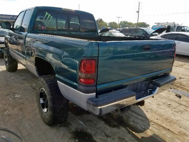 1B7KF23W4XJ560689 - 1999 DODGE RAM 2500 GREEN photo 3