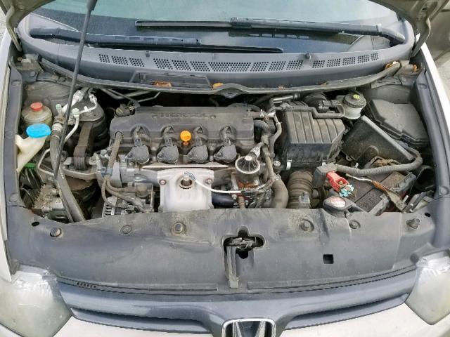 2HGFG12897H555986 - 2007 HONDA CIVIC EX SILVER photo 7