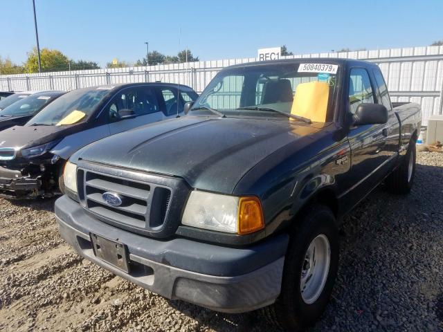 1FTYR14U34PA21675 - 2004 FORD RANGER SUP GREEN photo 2