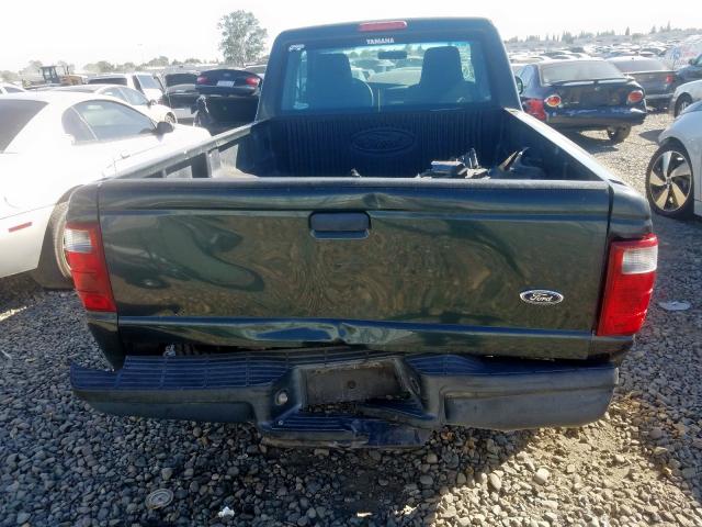 1FTYR14U34PA21675 - 2004 FORD RANGER SUP GREEN photo 6