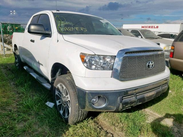 5TFRM5F14CX040179 - 2012 TOYOTA TUNDRA DOU WHITE photo 1