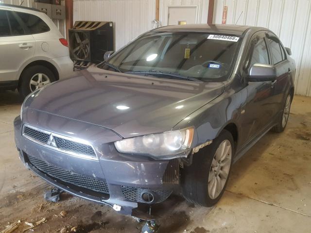 JA3AU86UX8U037691 - 2008 MITSUBISHI LANCER GTS GRAY photo 2