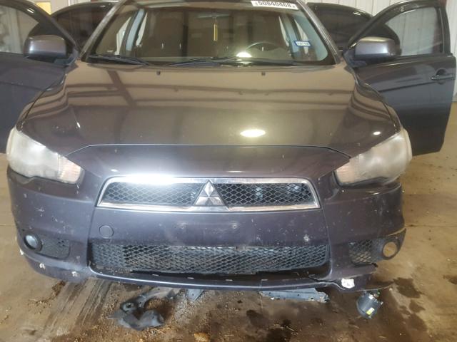 JA3AU86UX8U037691 - 2008 MITSUBISHI LANCER GTS GRAY photo 9