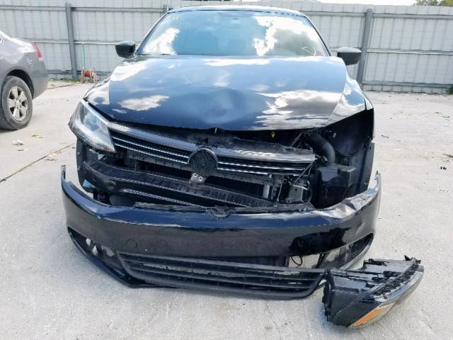 3VW2K7AJ3BM393461 - 2011 VOLKSWAGEN JETTA BASE 黑色 照片 9