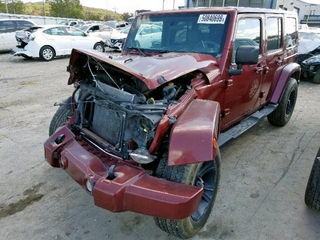 1J4GB59127L142919 - 2007 JEEP WRANGLER S BROWN photo 2