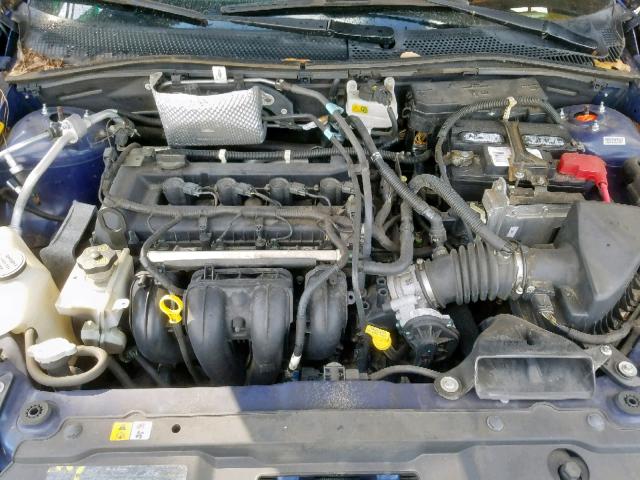 1FAHP36N49W159848 - 2009 FORD FOCUS SES BLUE photo 7