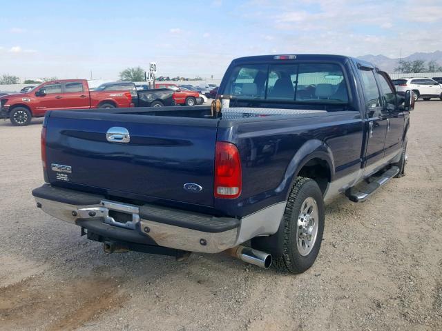 1FTSW30P86ED36366 - 2006 FORD F350 SRW S BLUE photo 4