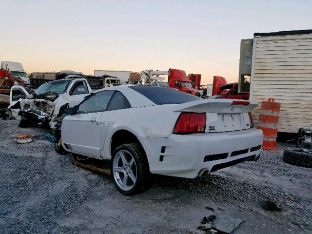 1FAFP42X51F104074 - 2001 FORD MUSTANG GT WHITE photo 3