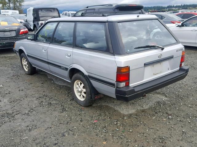 JF2AN53B0GE484072 - 1986 SUBARU GL 4WD SILVER photo 3