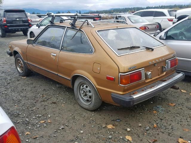 SJE2021869 - 1977 HONDA ACCORD TAN photo 3