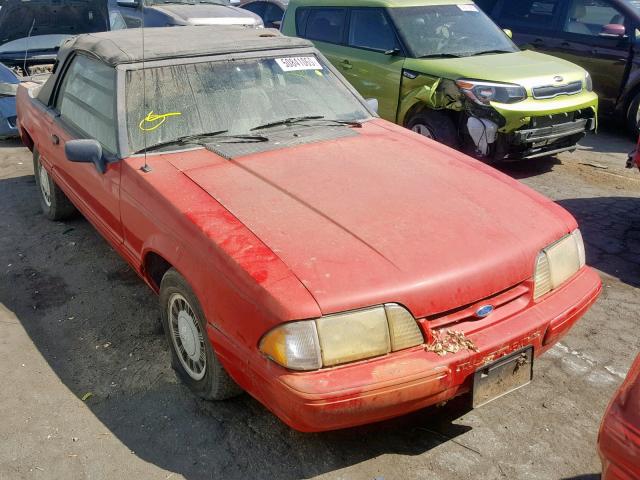 1FACP44M3PF138710 - 1993 FORD MUSTANG LX RED photo 1