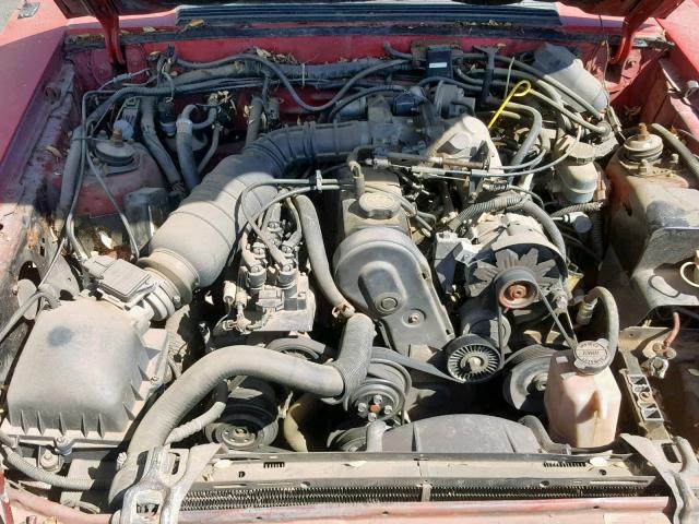 1FACP44M3PF138710 - 1993 FORD MUSTANG LX RED photo 7