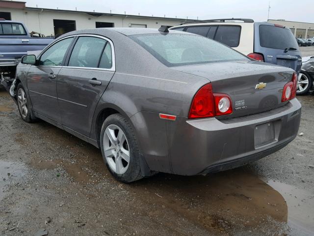 1G1ZB5E07CF268402 - 2012 CHEVROLET MALIBU LS ნაცრისფერი ფოტო 3