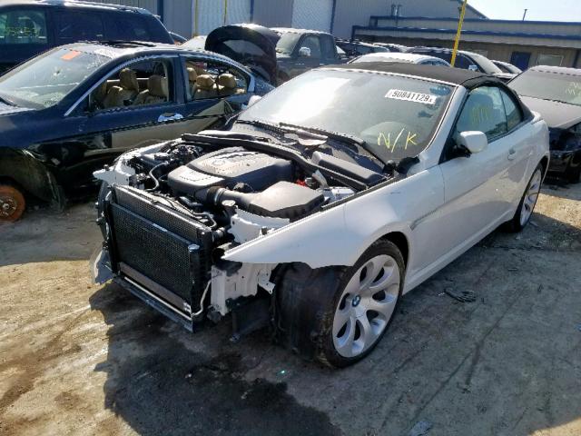 WBAEK13557CN84074 - 2007 BMW 650 I WHITE photo 2