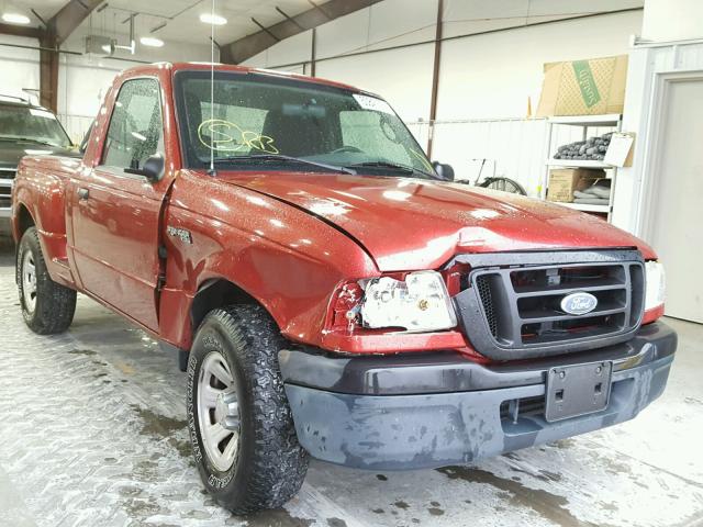 1FTYR10D04PA36074 - 2004 FORD RANGER RED photo 1