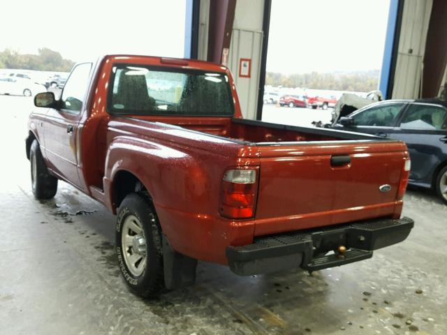 1FTYR10D04PA36074 - 2004 FORD RANGER RED photo 3