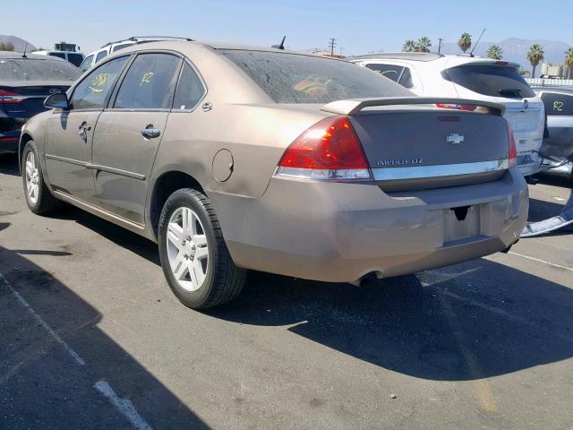 2G1WU58R979311210 - 2007 CHEVROLET IMPALA LTZ BEIGE photo 3