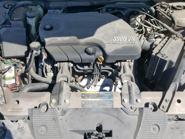 2G1WU58R979311210 - 2007 CHEVROLET IMPALA LTZ BEIGE photo 7