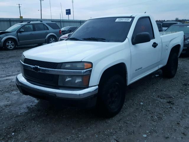 1GCCS148948143016 - 2004 CHEVROLET COLORADO WHITE photo 2