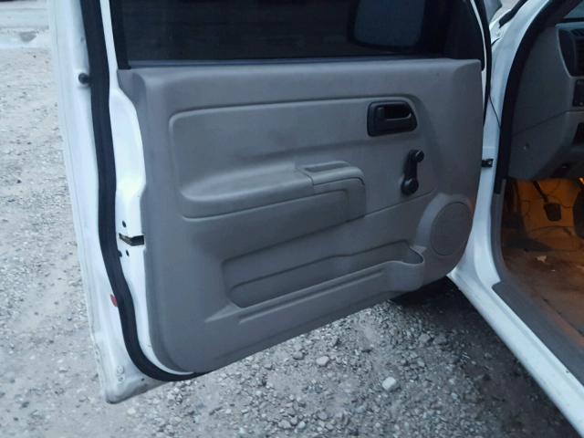 1GCCS148948143016 - 2004 CHEVROLET COLORADO WHITE photo 9