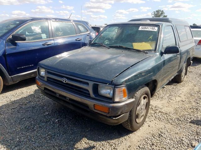 4TARN81P7RZ274464 - 1994 TOYOTA PICKUP 1/2 GREEN photo 2