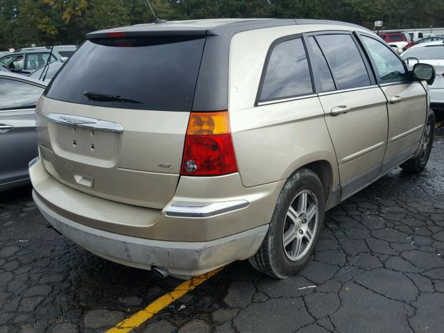 2A8GM68X97R102753 - 2007 CHRYSLER PACIFICA T GOLD photo 4