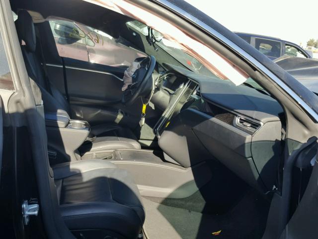 5YJSA1E19HF183201 - 2017 TESLA MODEL S Սև լուսանկար 5