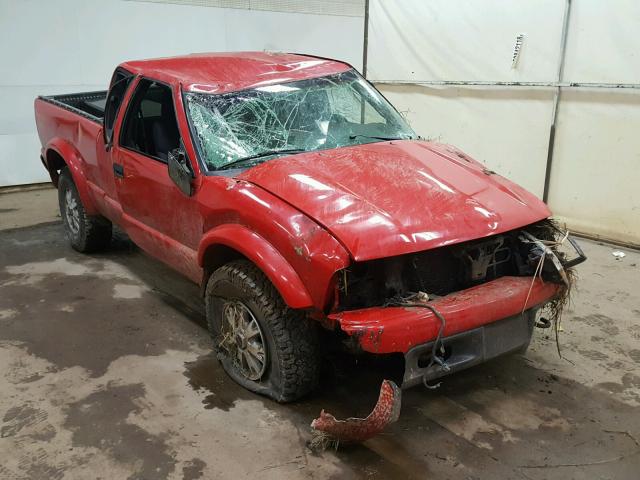 1GTCT19X338184012 - 2003 GMC SONOMA RED photo 1