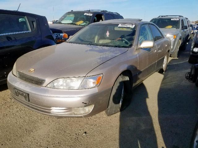 JT8BF22G8V0063480 - 1997 LEXUS ES 300 GOLD photo 2