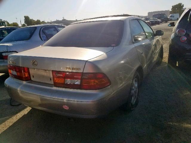 JT8BF22G8V0063480 - 1997 LEXUS ES 300 GOLD photo 4